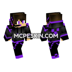 Purple Hoodie Gamer