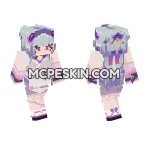 Purple Kimono Girl