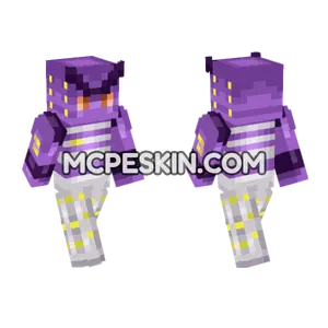 Purple King Outfit Minecraft Bedrock skin