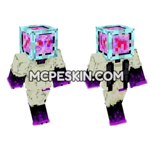 Purple Loser Minecraft Bedrock skin