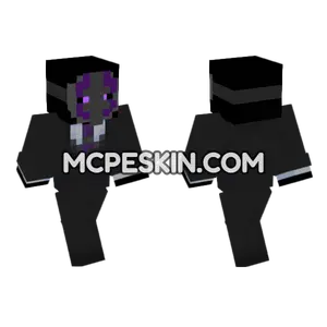 Purple Mask V2 Minecraft Bedrock skin