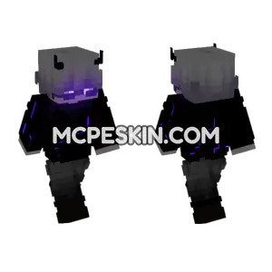 Purple Nightmare Skin 8 Minecraft Bedrock skin