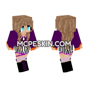 Purple Orange Outfit