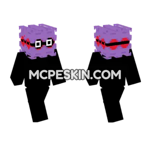 Purple Striped Armor Minecraft Bedrock skin