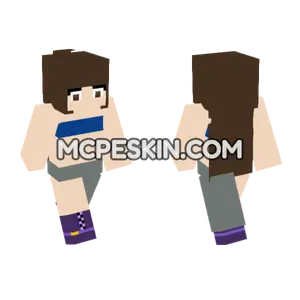 Purple Trimmed School Uniform