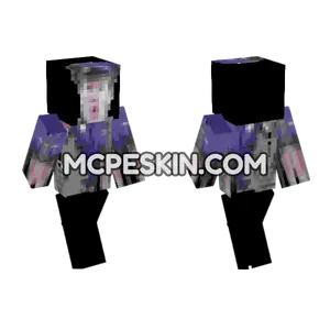 Purple Uniform Officer Minecraft Bedrock skin
