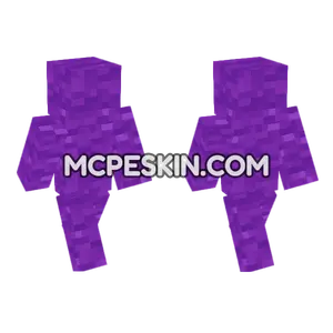 Purple Wool Minecraft Bedrock skin