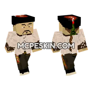 Qianlong Emperor Minecraft Bedrock skin