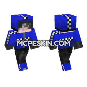 Racing Driver 1 Minecraft Bedrock skin