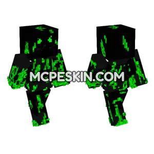 Radioactive Assassin Minecraft Bedrock skin