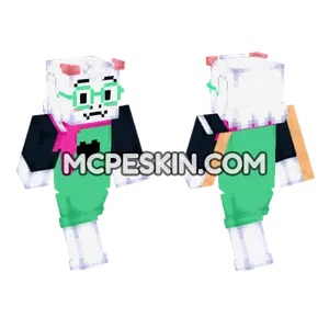 Ralsei Hatless Deltarune Minecraft Bedrock skin