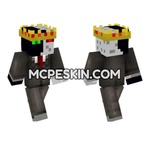 Ramboo Black Suit Minecraft Bedrock skin