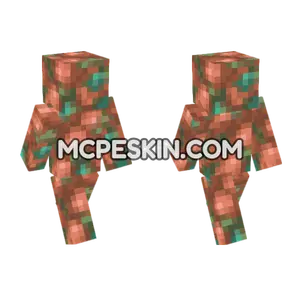 Raw Copper Skin Minecraft Bedrock skin