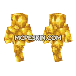 Raw Gold Minecraft Bedrock skin