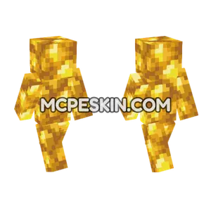 Raw Gold Skin Minecraft Bedrock skin