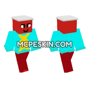 Red and Blue Jester
