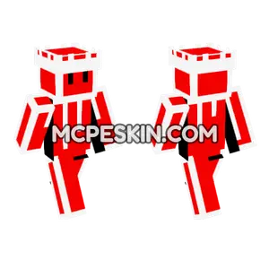 Red Bee Skin Minecraft Bedrock skin