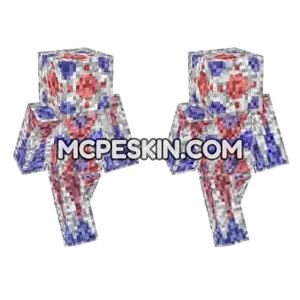 Red Blue Patterned Armor