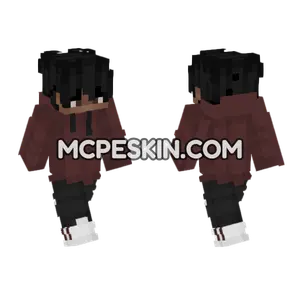 Red Chinnamon Minecraft Bedrock skin