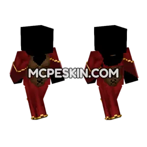 Red Clothes Lady Minecraft Bedrock skin