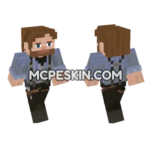 Red Dead Redemption 2 Arthur Morgan Minecraft Bedrock skin