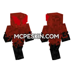 Red Eyes Minecraft Bedrock skin