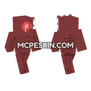 Red Mage Robes Minecraft Bedrock skin