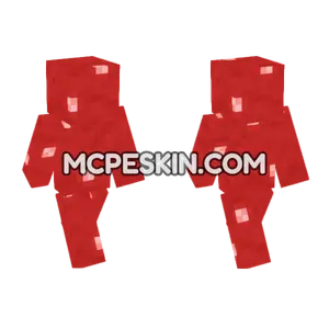Red Mushroom Block Minecraft Bedrock skin