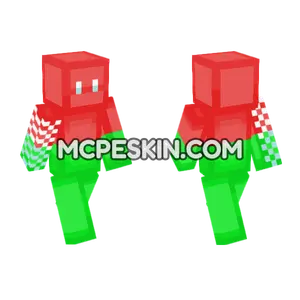 Red Mushroom Boy Minecraft Bedrock skin