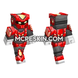 Red Ralpha Skin Minecraft Bedrock skin