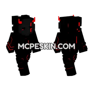 Red Shadow Skin 4 Minecraft Bedrock skin
