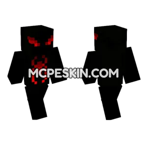 Red Shadow Skin 5 Minecraft Bedrock skin