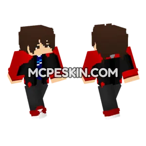 Red Trimmed Suit