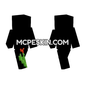 Red Tulip Minecraft Bedrock skin