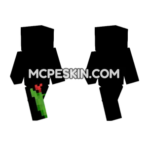 Red Tulip Minecraft Bedrock skin