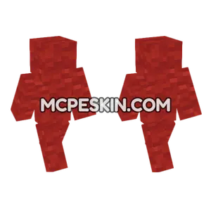 Red Wool Minecraft Bedrock skin