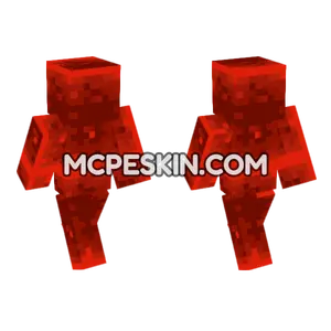 Redstone Block Minecraft Bedrock skin
