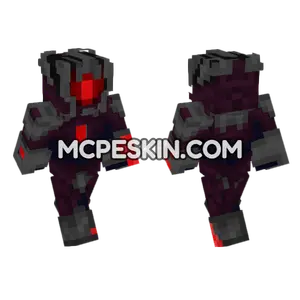 Redstone Murderbot Minecraft Bedrock skin