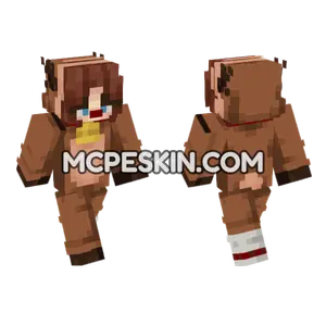 Reindeer Girl Minecraft Bedrock skin