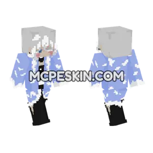Ren Demon Slayer OC Minecraft Bedrock skin