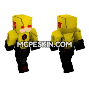Reverse Flash CW Minecraft Bedrock skin