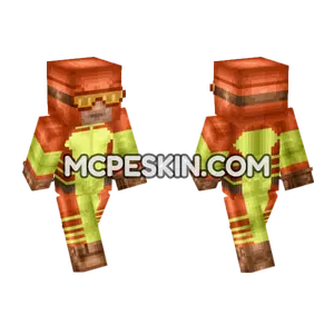 Rex Splode Season 1 Minecraft Bedrock skin