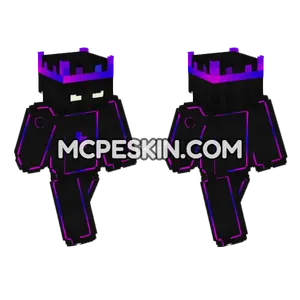 Rey Neon Minecraft Bedrock skin