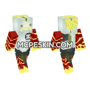 Ripjaws Heatblast Ben 10 Minecraft Bedrock skin