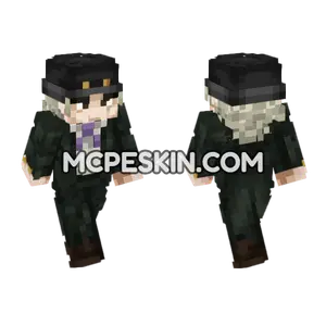 Robert E O Speedwagon Part 2 Minecraft Bedrock skin