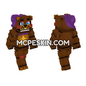 Rockstar Freddy Minecraft Bedrock skin