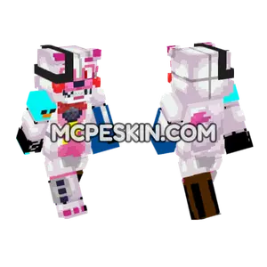 Rocktime Foxy Threat Detected Minecraft Bedrock skin