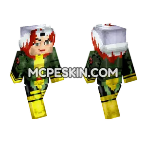 Rogue X-Men Red and Green Suit