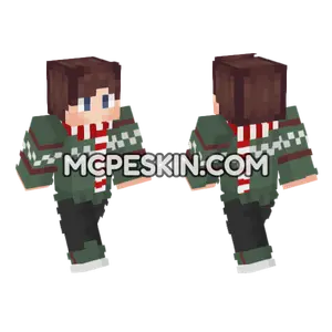 Ron In Long Scarf Minecraft Bedrock skin