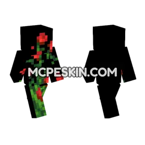 Rose Bush Skin Minecraft Bedrock skin